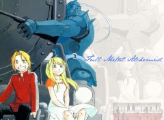 Wallpapers Manga FMA : Al, Ed et Winry