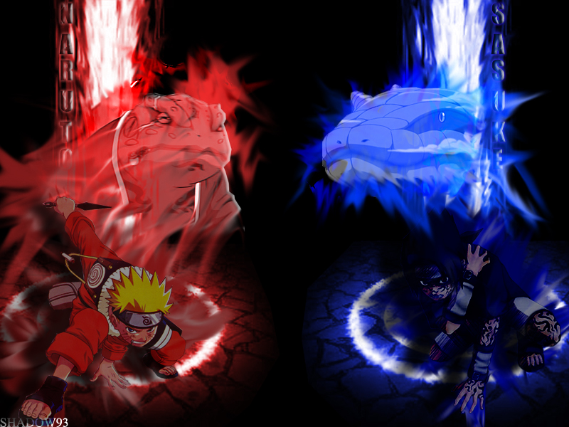 Wallpapers Manga Naruto Le serpent et la grenouille