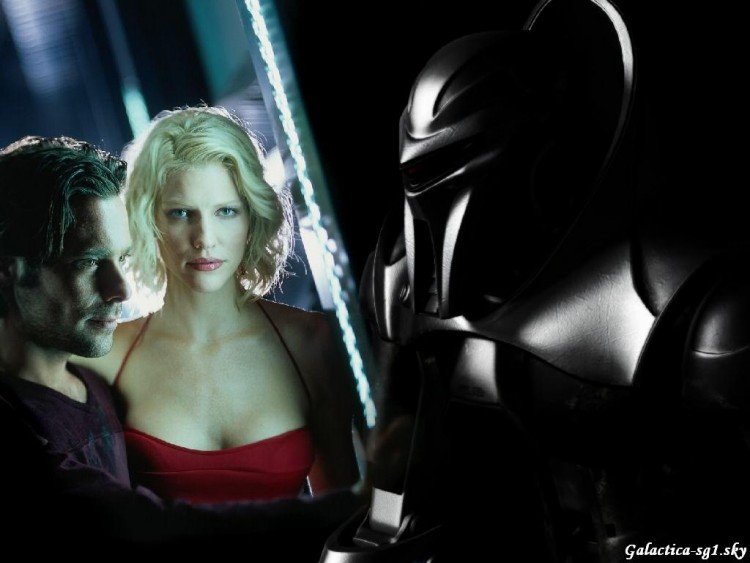 Wallpapers TV Soaps Battlestar Galactica Gaius et les Cylons