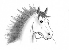 Wallpapers Art - Pencil Quarter Horse