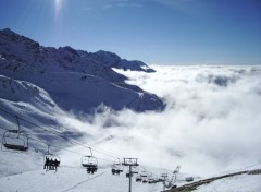 Fonds d'cran Nature Ocan de nuages