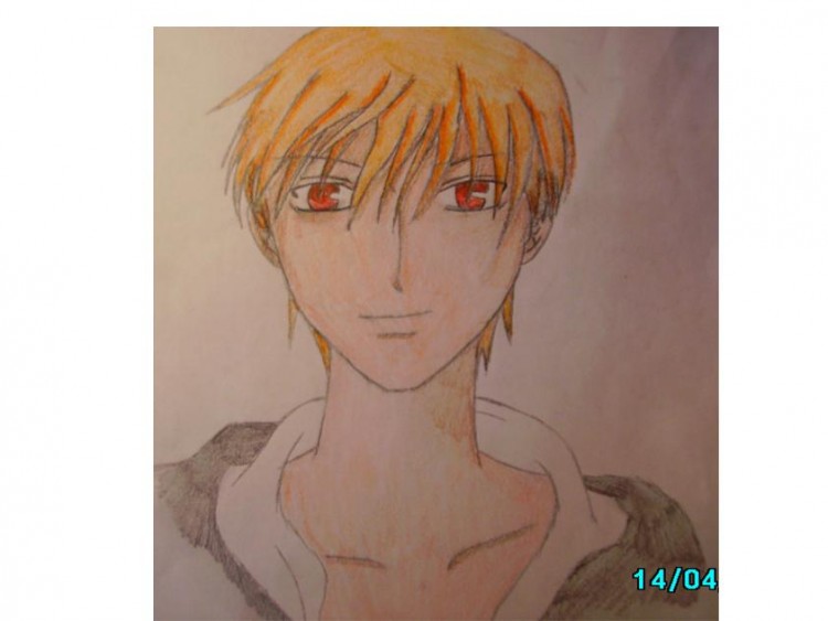 Wallpapers Art - Pencil Manga - Kyo Kyo Sohma