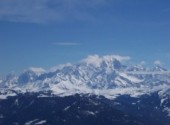 Fonds d'cran Nature Le Mont-Blanc vu du ciel