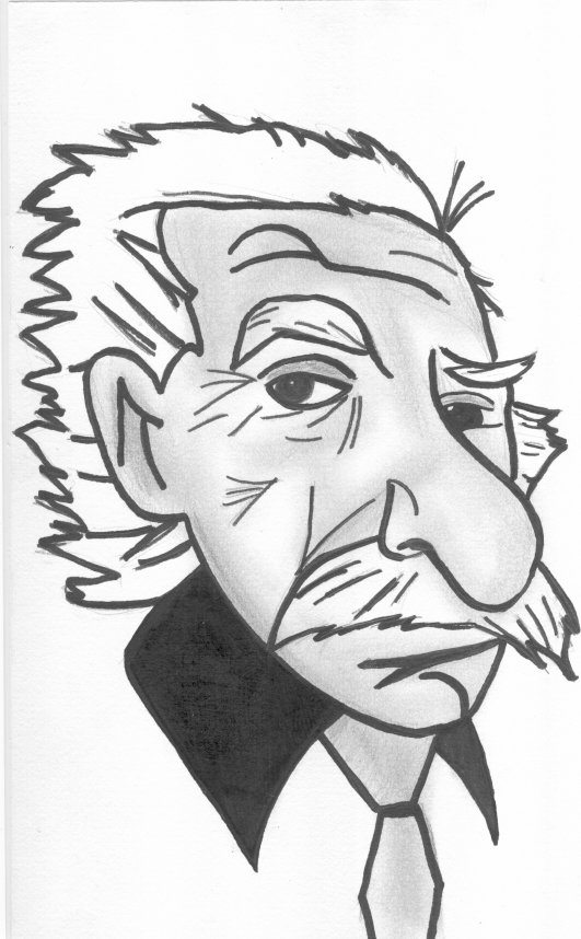 Wallpapers Art - Pencil Caricatures einstein