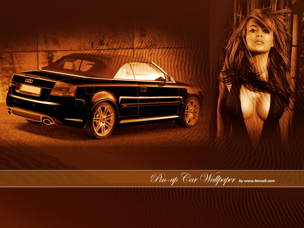 Wallpapers Cars Girls and cars Pin-up Car Wallpaper 2006 by bewall.com