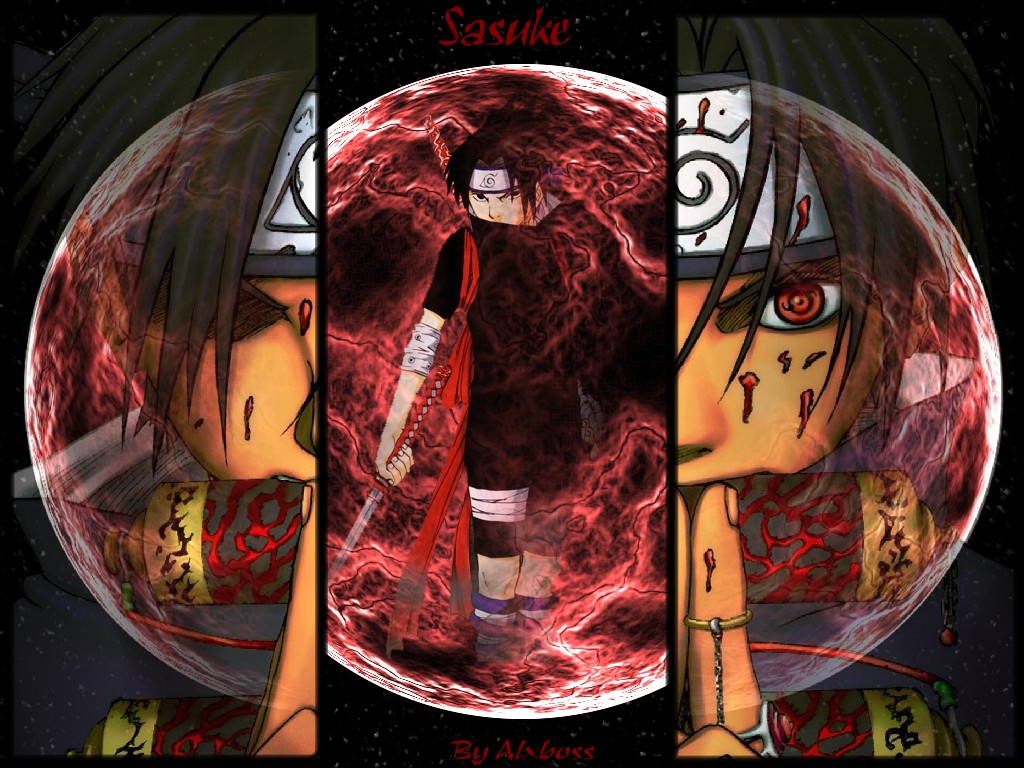 Fonds d'cran Manga Naruto Sasuke