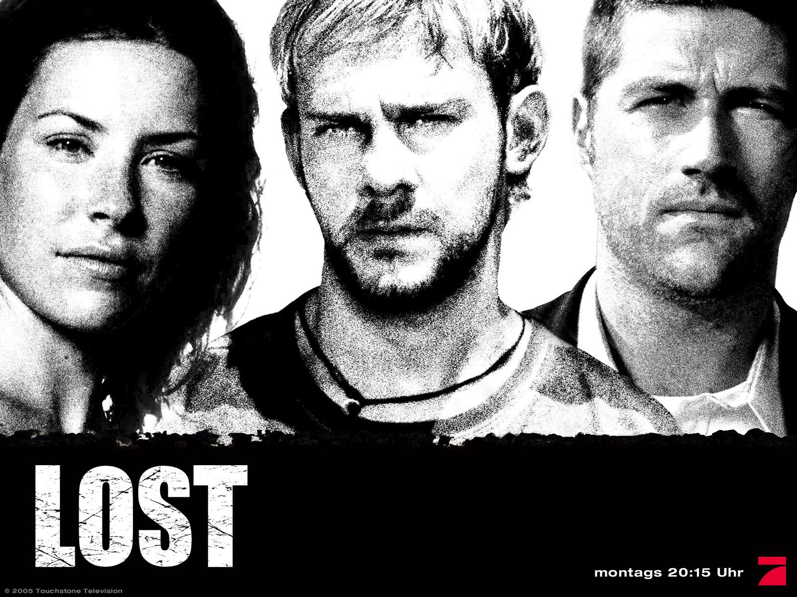 Fonds d'cran Sries TV Lost, les Disparus Kate,charlie et jack