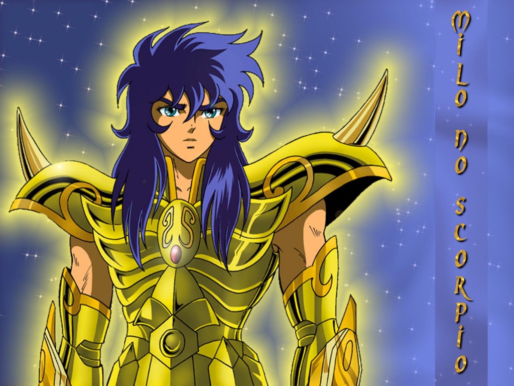 Fonds d'cran Manga Saint Seiya - Les Chevaliers du Zodiaque milo