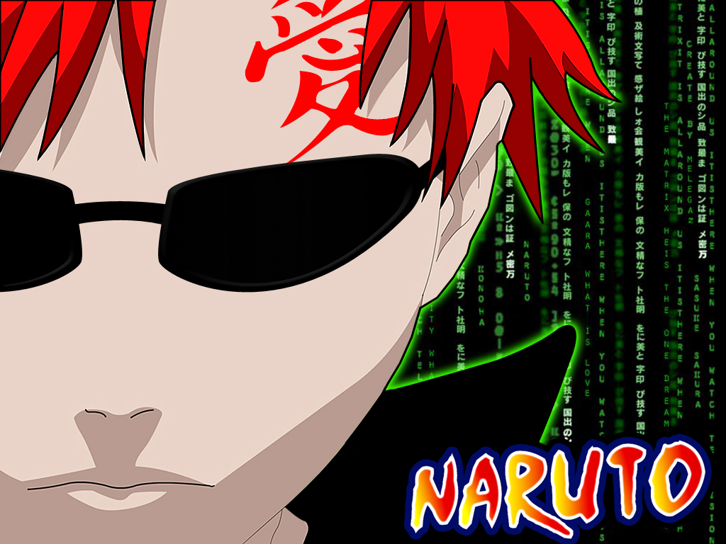 Wallpapers Manga Naruto Gaara dans la matrice