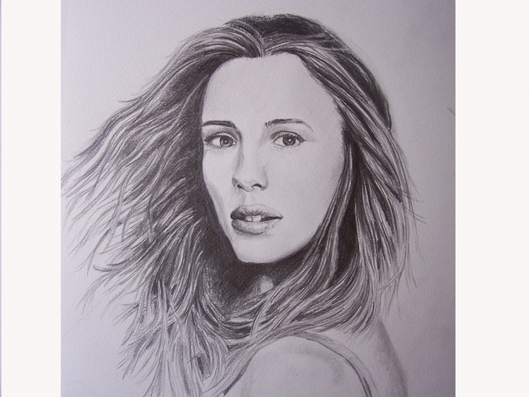 Fonds d'cran Art - Crayon Cinma - Sries TV jennifer garner