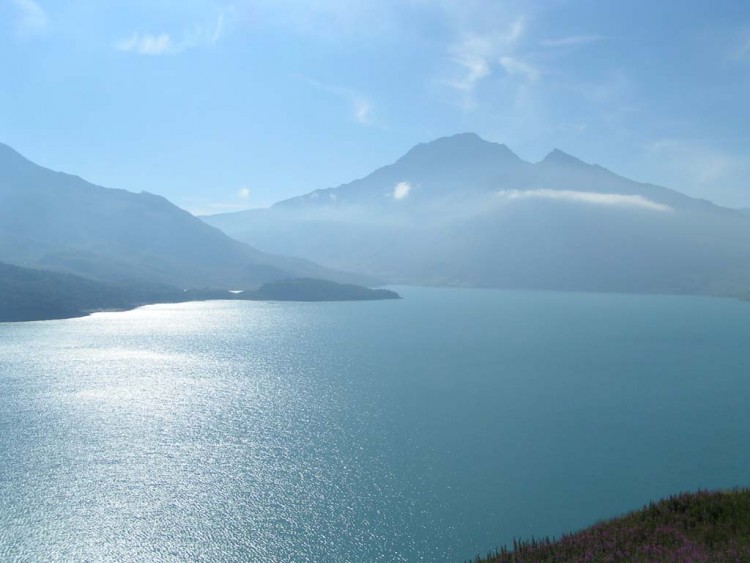 Fonds d'cran Nature Couchers et levers de Soleil Lac du Mont Cenis (73)