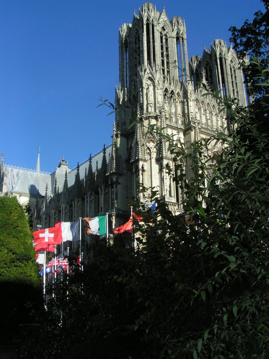 Wallpapers Constructions and architecture Religious Buildings La cathdrale de Reims