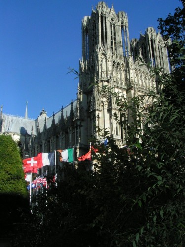 Wallpapers Constructions and architecture Religious Buildings La cathdrale de Reims