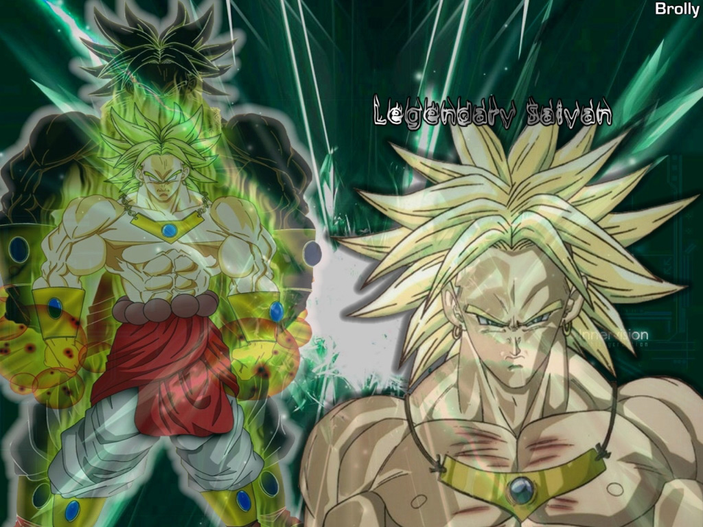 Fonds d'cran Manga Dragon Ball Z broly le sayan legendaire