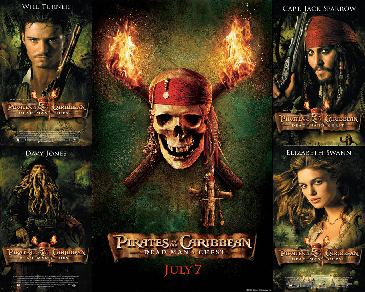 Wallpapers Movies Pirates of the Caribbean - The Curse Of The Black Pearl Pirates Des Carabes 2