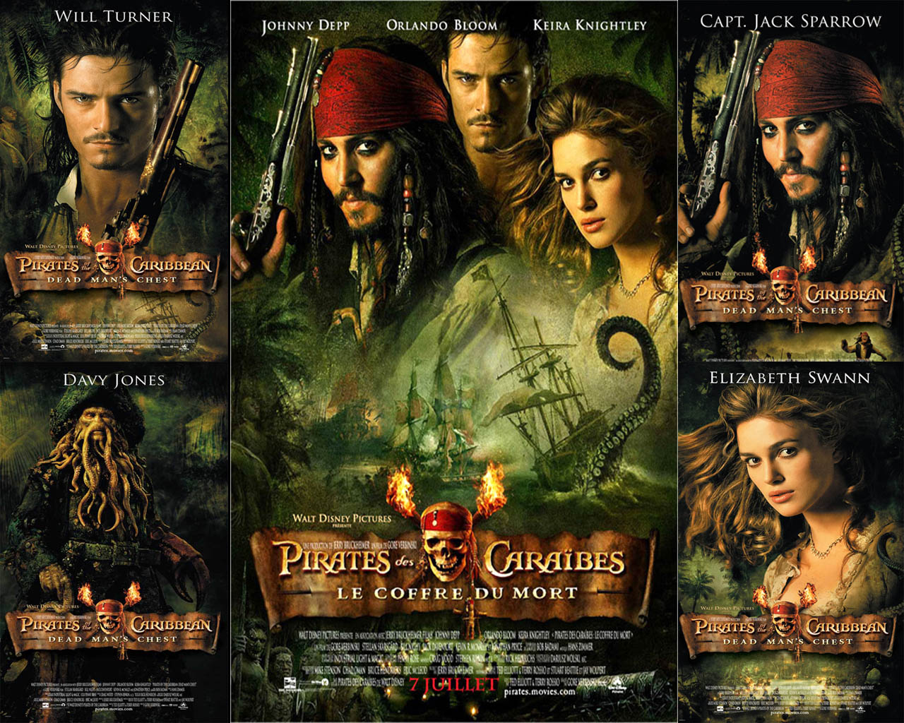 Fonds d'cran Cinma Pirates des Carabes, la Maldiction du Black Pearl Pirates Des Carabes 2