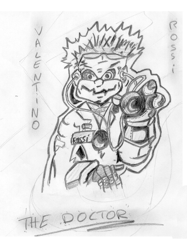 Fonds d'cran Art - Crayon BDs - Humoristique the doctor