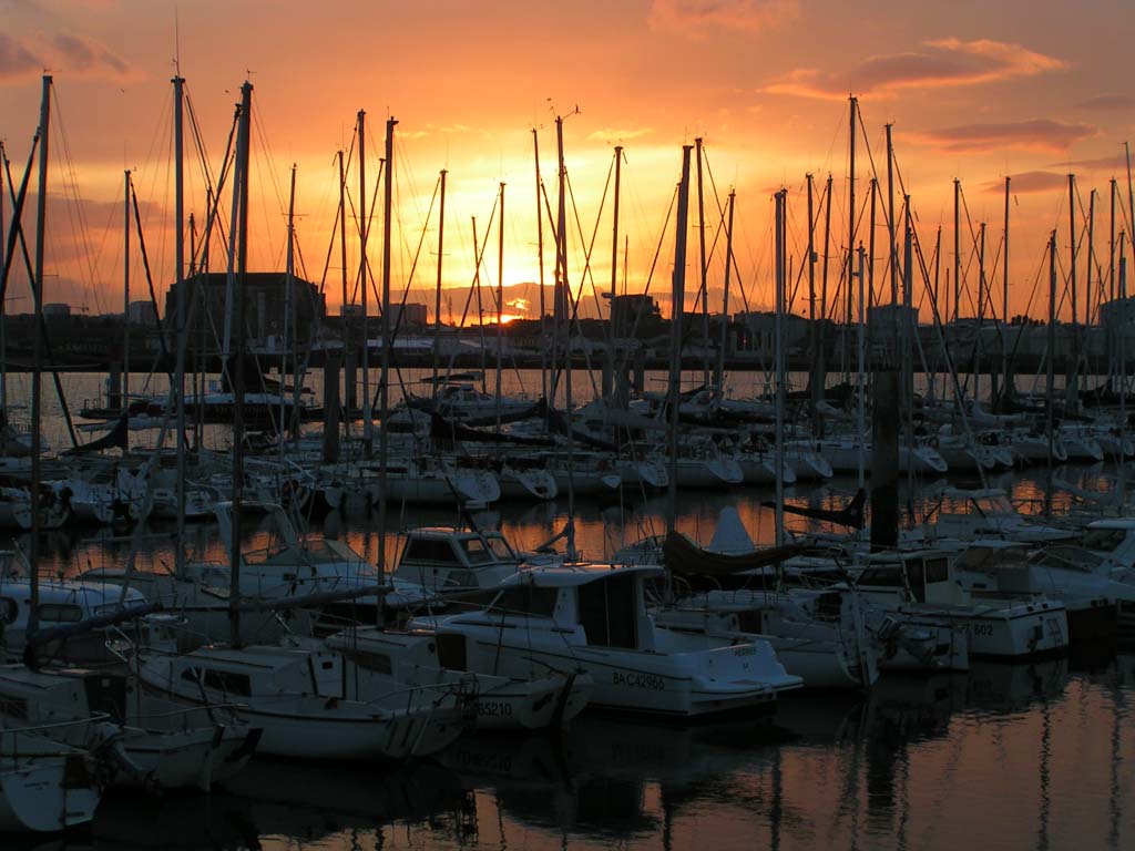 Fonds d'cran Nature Mers - Ocans - Plages port de Locmiquelic