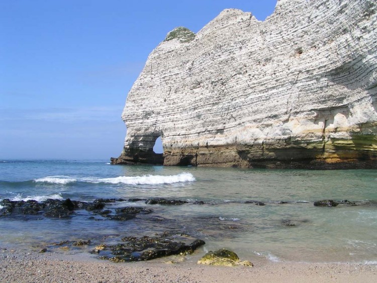 Fonds d'cran Nature Mers - Ocans - Plages Falaise d'Etretat