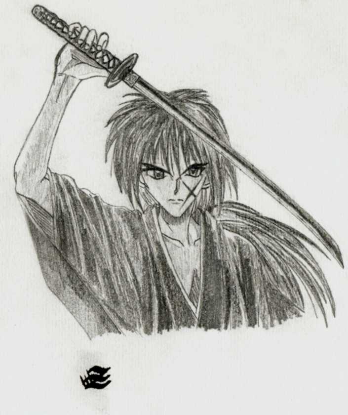 Fonds d'cran Art - Crayon Manga - Kenshin kenshin