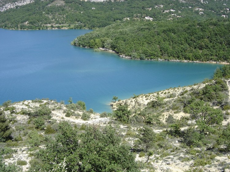 Wallpapers Trips : Europ France > Provence-Alpes-Cte d'Azur Le lac de Sainte Croix