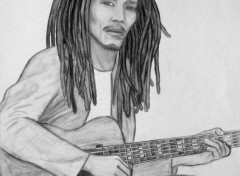 Fonds d'cran Art - Crayon Bob Marley