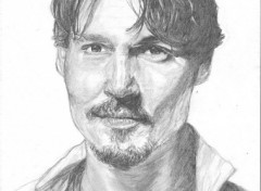 Wallpapers Art - Pencil Johnny Depp