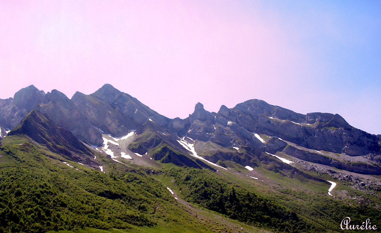 Wallpapers Nature Mountains Entre Savoie et Haute-Savoie