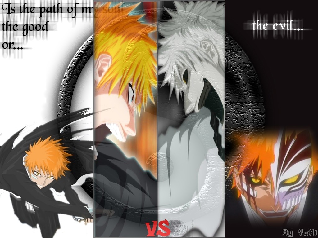 Fonds d'cran Manga Bleach Ichigo Hollow 2