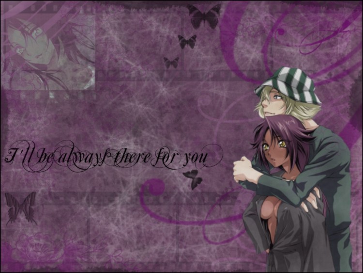 Wallpapers Manga Bleach kisuke/yoruichi