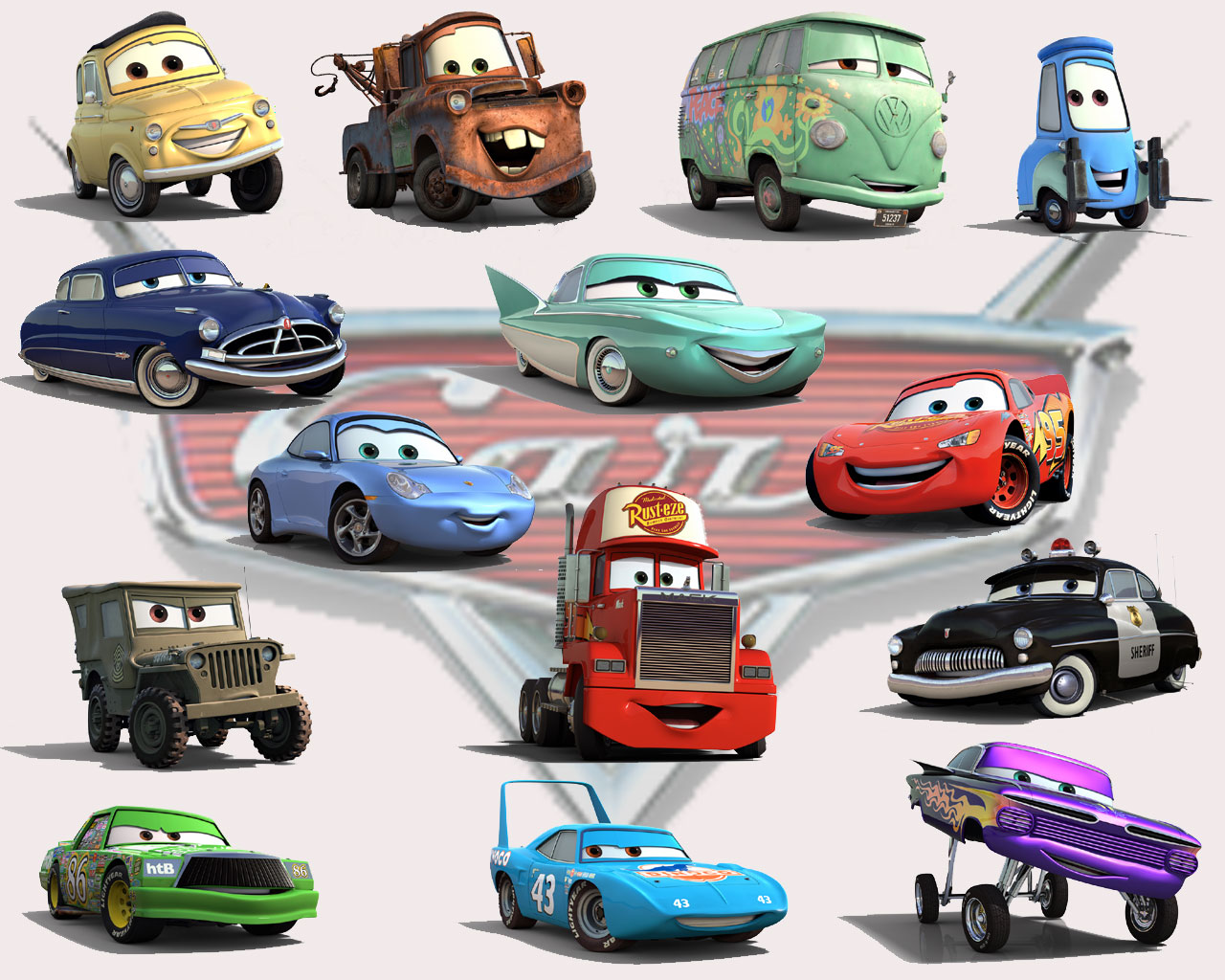 Wallpapers Cartoons Cars 1 and 2 Cars