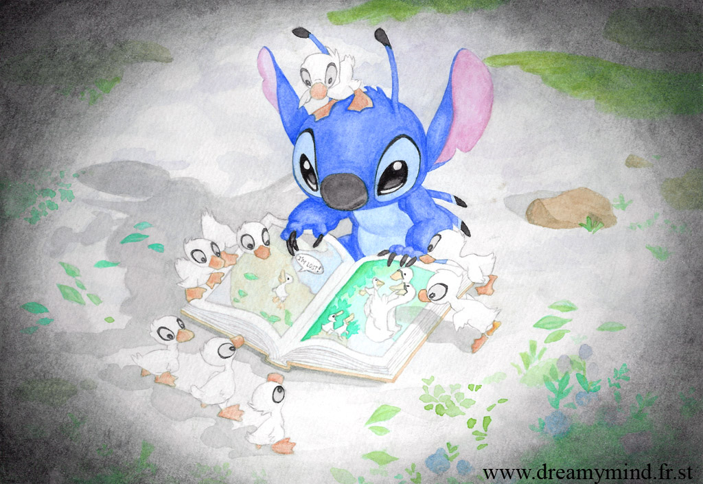 Fonds d'cran Art - Peinture Dessins Anims Stitch