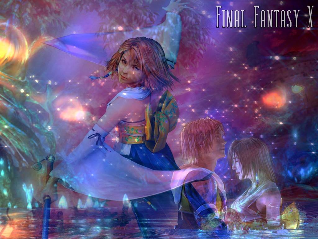 Wallpapers Video Games Final Fantasy X Tidus & Yuna