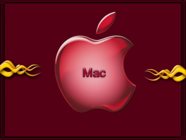 Fonds d'cran Informatique Apple Apple red