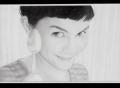 Wallpapers Art - Pencil Audrey Tautou / Amlie Poulain