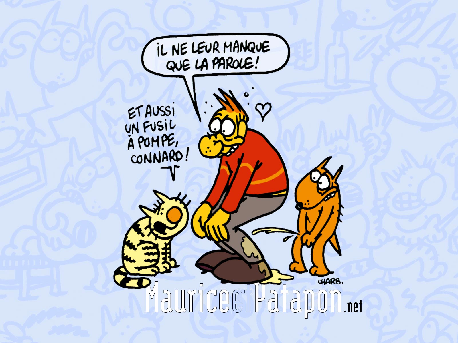 Wallpapers Comics Maurice et Patapon Il ne leur manque que la parole