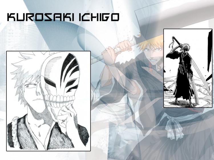 Fonds d'cran Manga Bleach Kurosaki Ichigo