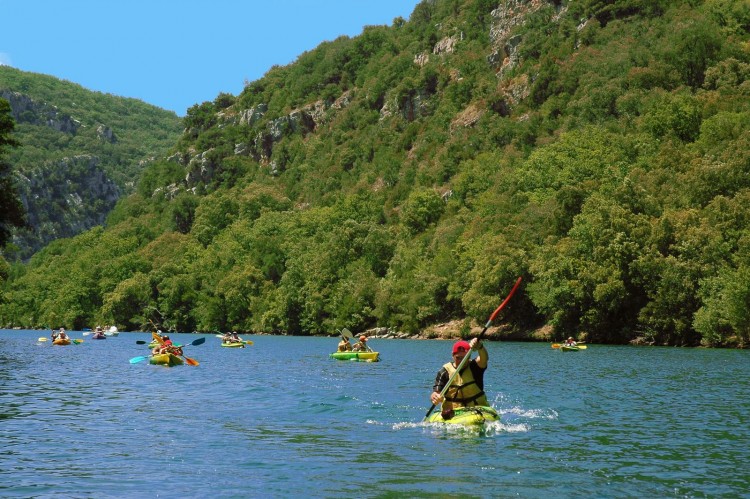 Wallpapers Sports - Leisures Kayak - Canoe ballade dans les gorges du verdon