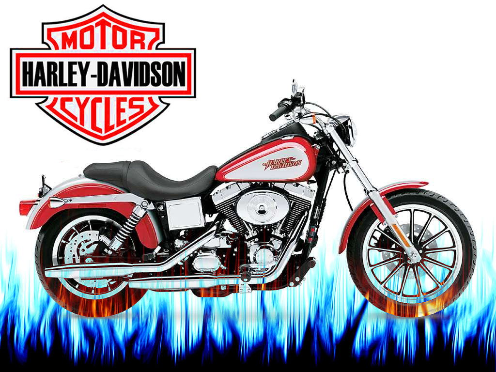 Fonds d'cran Motos Harley Davidson fire harley