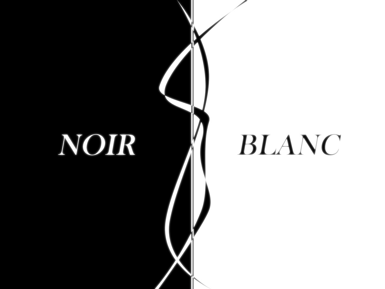 Fonds d'cran Art - Numrique Abstrait Noir & Blanc