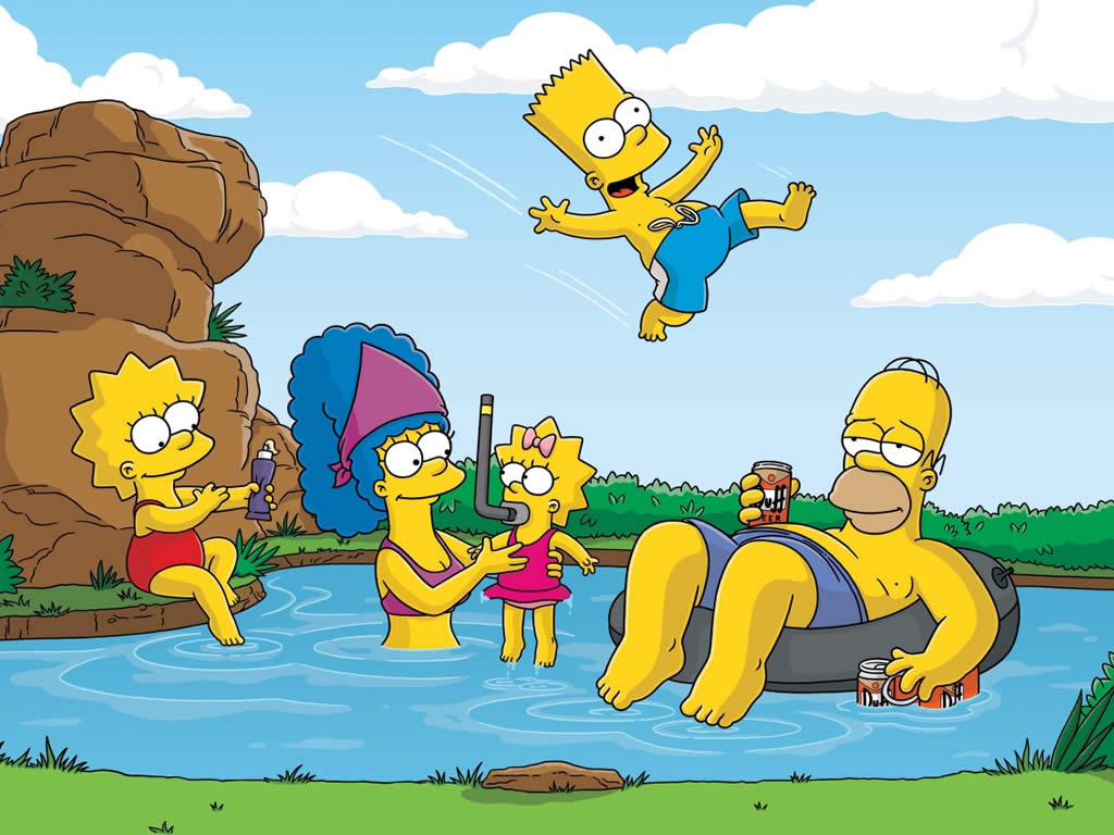 Fonds d'cran Dessins Anims Les Simpsons Les Simpso,s En Vacances!