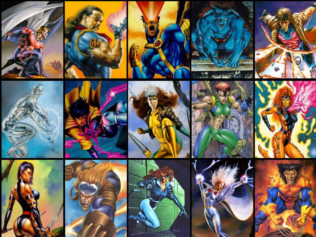 Fonds d'cran Comics et BDs X-men Portraits x-men