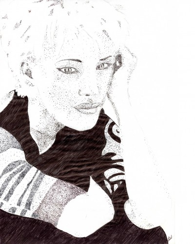 Wallpapers Art - Pencil Portraits Ophlie Winter