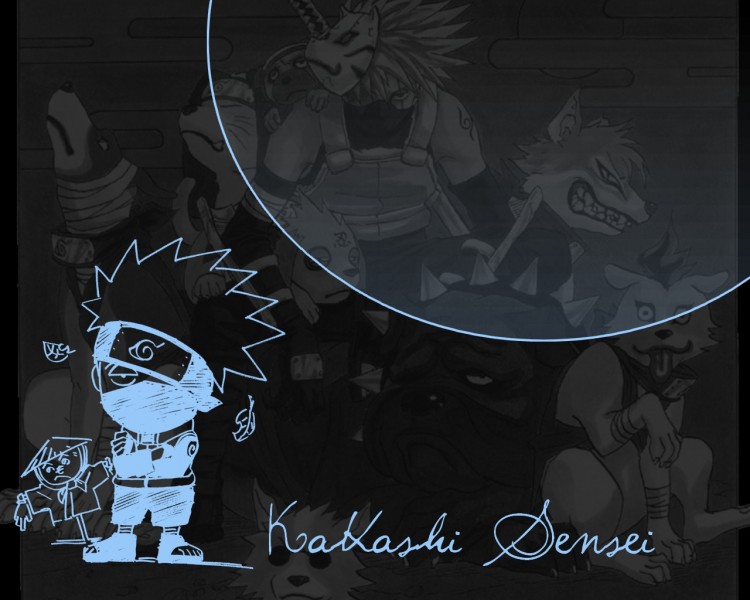 Fonds d'cran Manga Naruto Kakashi sensei