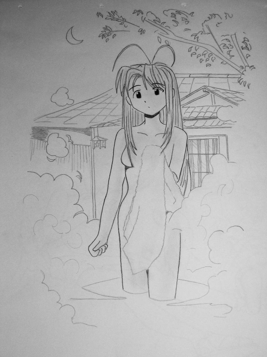 Fonds d'cran Art - Crayon Manga - Love Hina Love Hina Naru