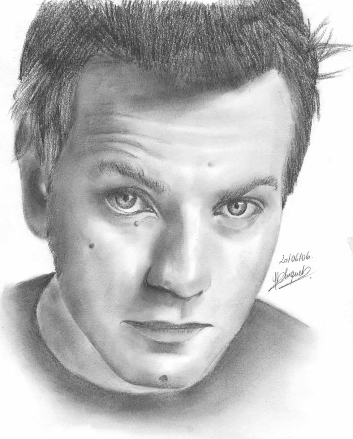 Fonds d'cran Art - Crayon Cinma - Sries TV Ewan McGregor