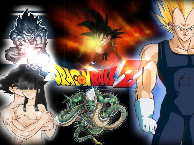 Fonds d'cran Manga Dragon Ball petit montage sur DBZ