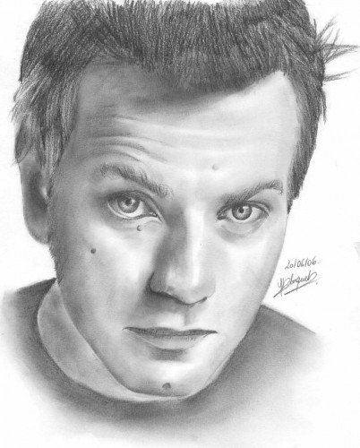 Fonds d'cran Art - Crayon Cinma - Sries TV Ewan McGregor