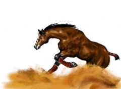 Wallpapers Digital Art Cheval