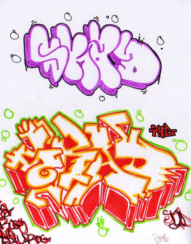 Fonds d'cran Art - Peinture Graffitis skaD